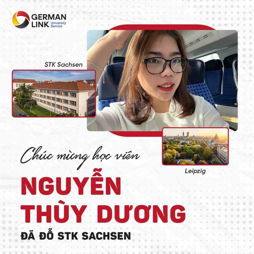 CHÚC MỪNG HỌC VIÊN NGUYỄN THÙY DƯƠNG ĐÃ ĐỖ STK SACHSEN